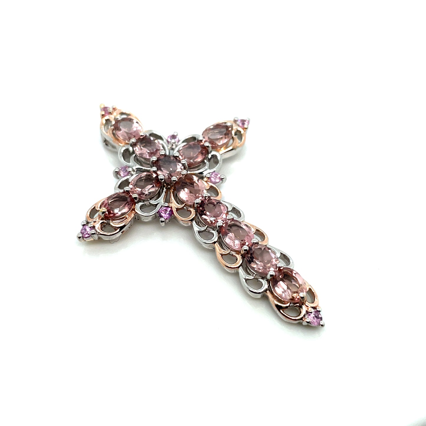 Cubic Zirconia Silver Pendant