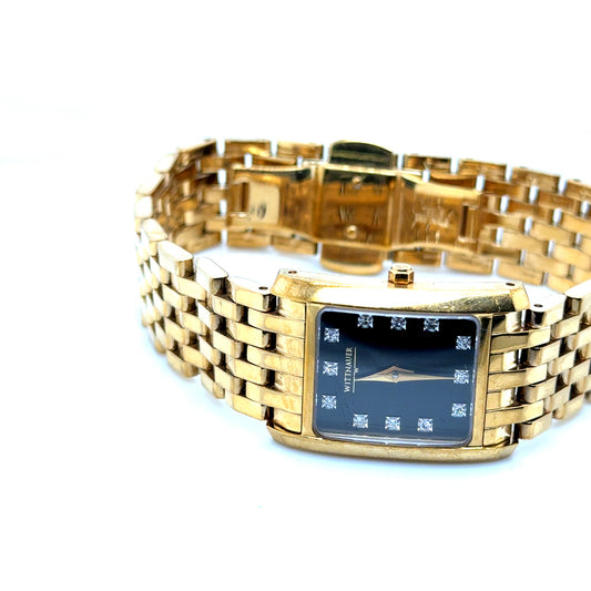 WITTNAUER Men’s Gold and Diamonds Watch