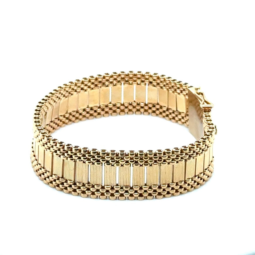 14k Yellow Gold Ladies Bracelet