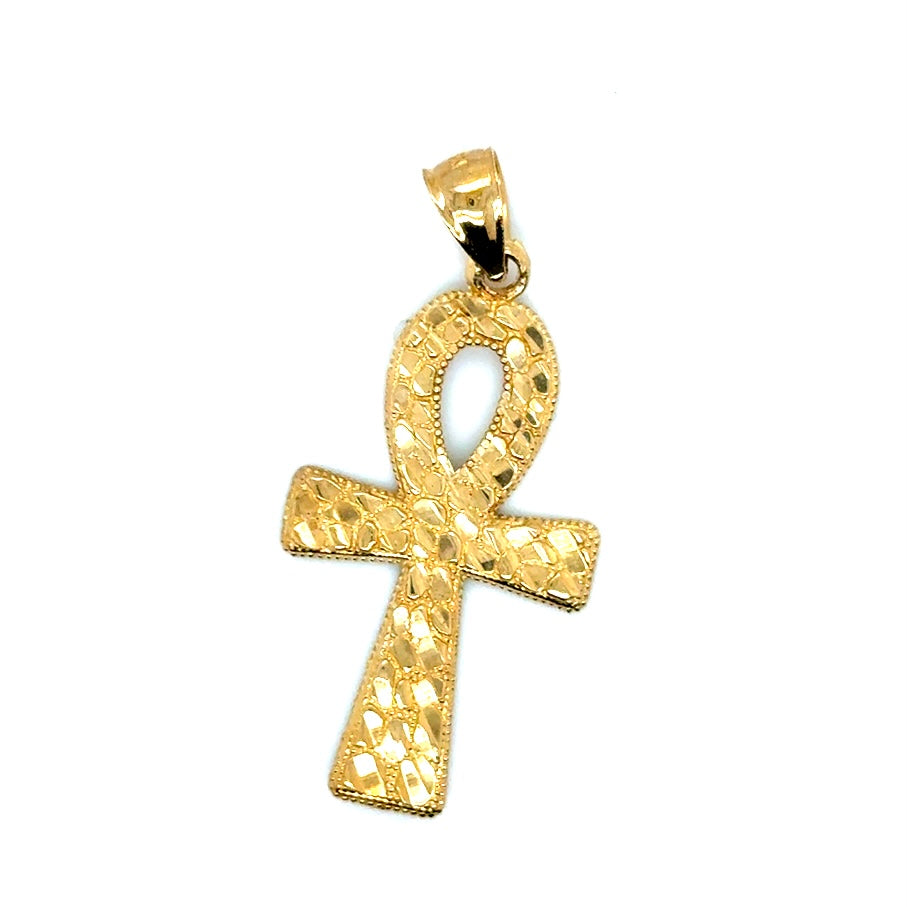 10k Yellow Gold Cross Pendant