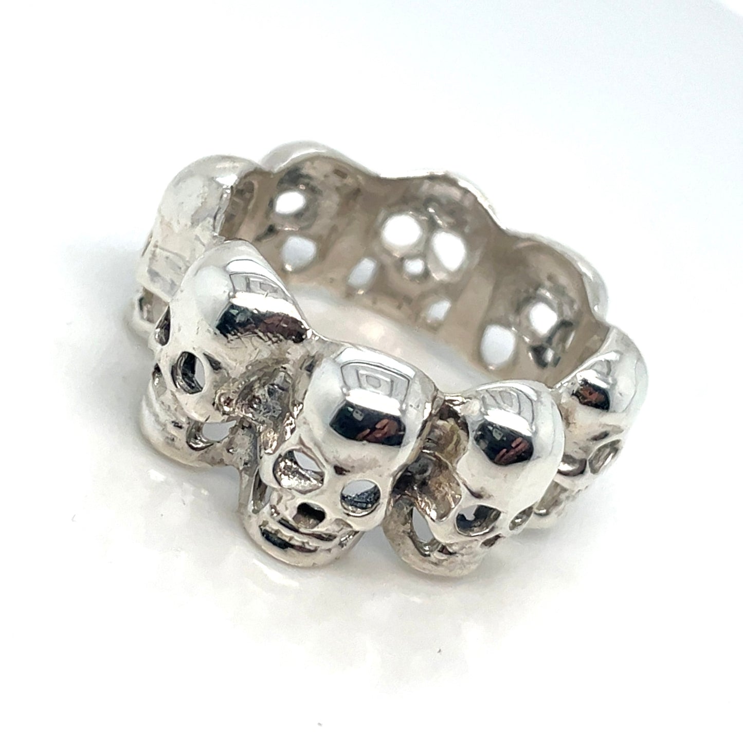 925 Sterling Silver Men’s/Women’s Skulls Ring