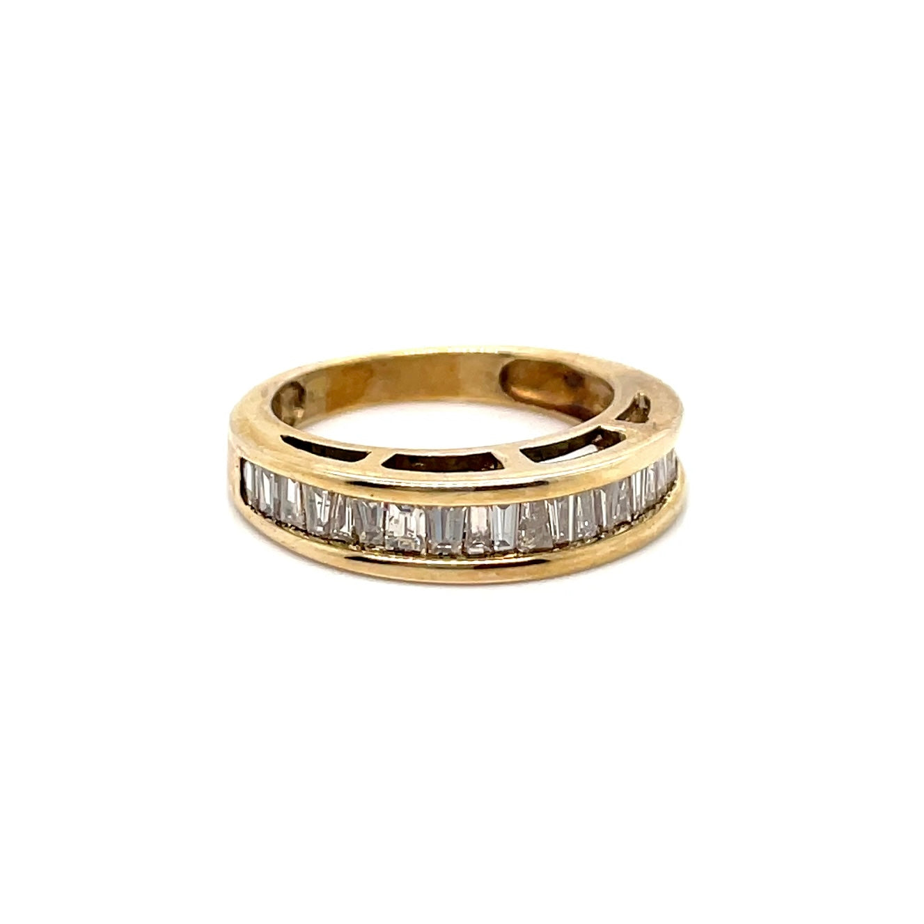 14k Yellow Gold Lady’s Wedding 1.2 CT TW Band