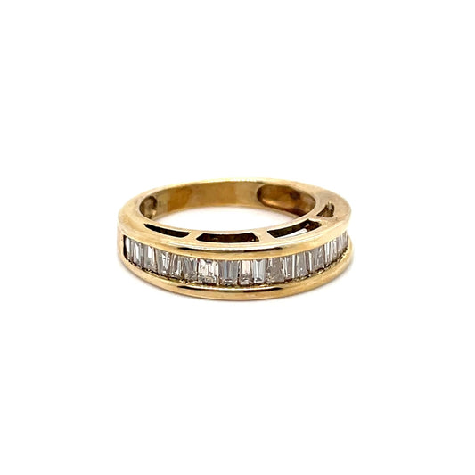 14k Yellow Gold Lady’s Wedding 1.2 CT TW Band