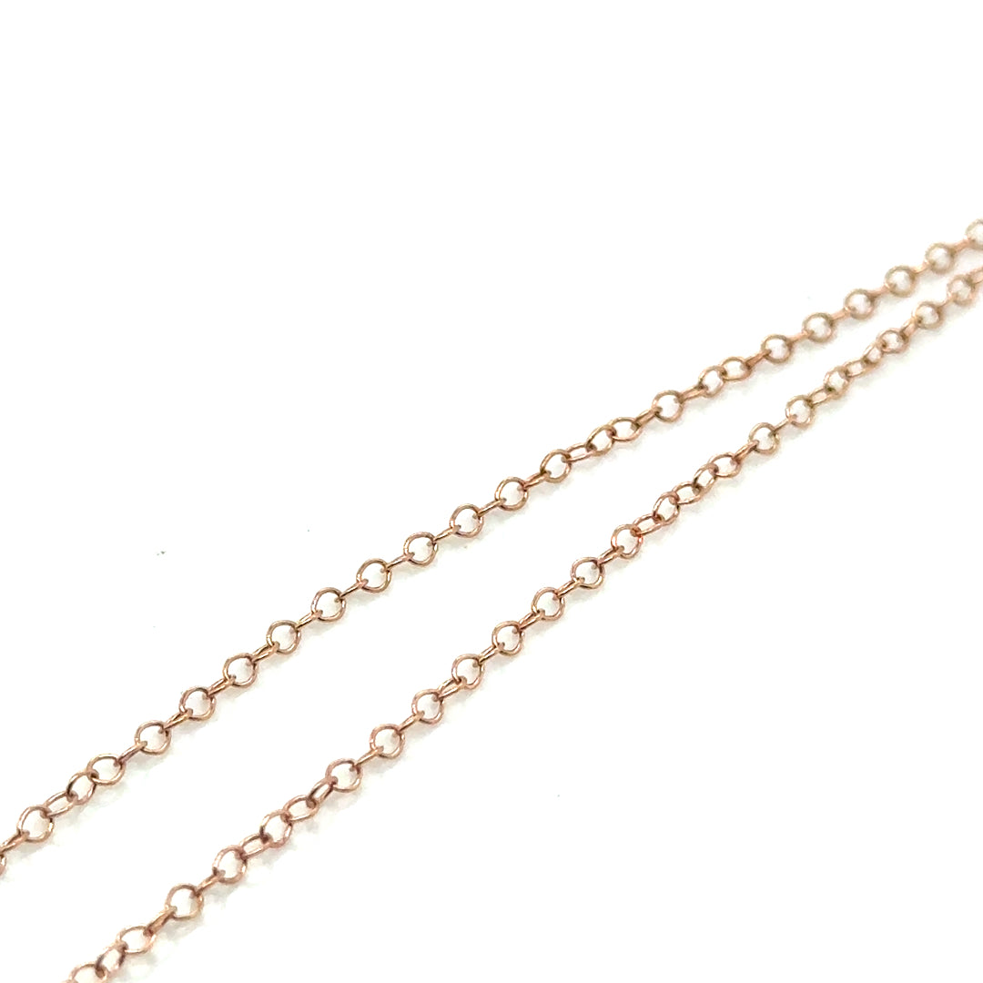 New 10k Rose Gold 0.30 CT TW Diamond Rose Necklace