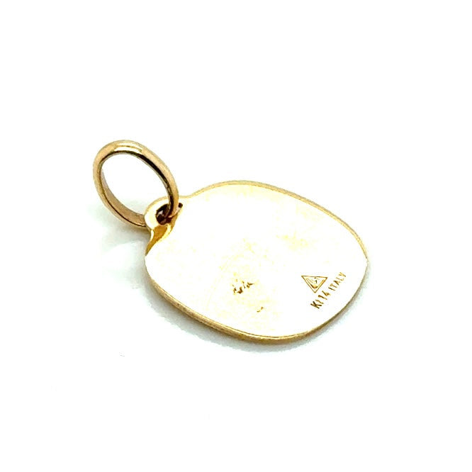 14k Yellow Gold Angel Pendant