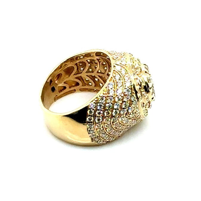 14k Yellow Gold 4.4 CT TW Diamonds Men’s Ring