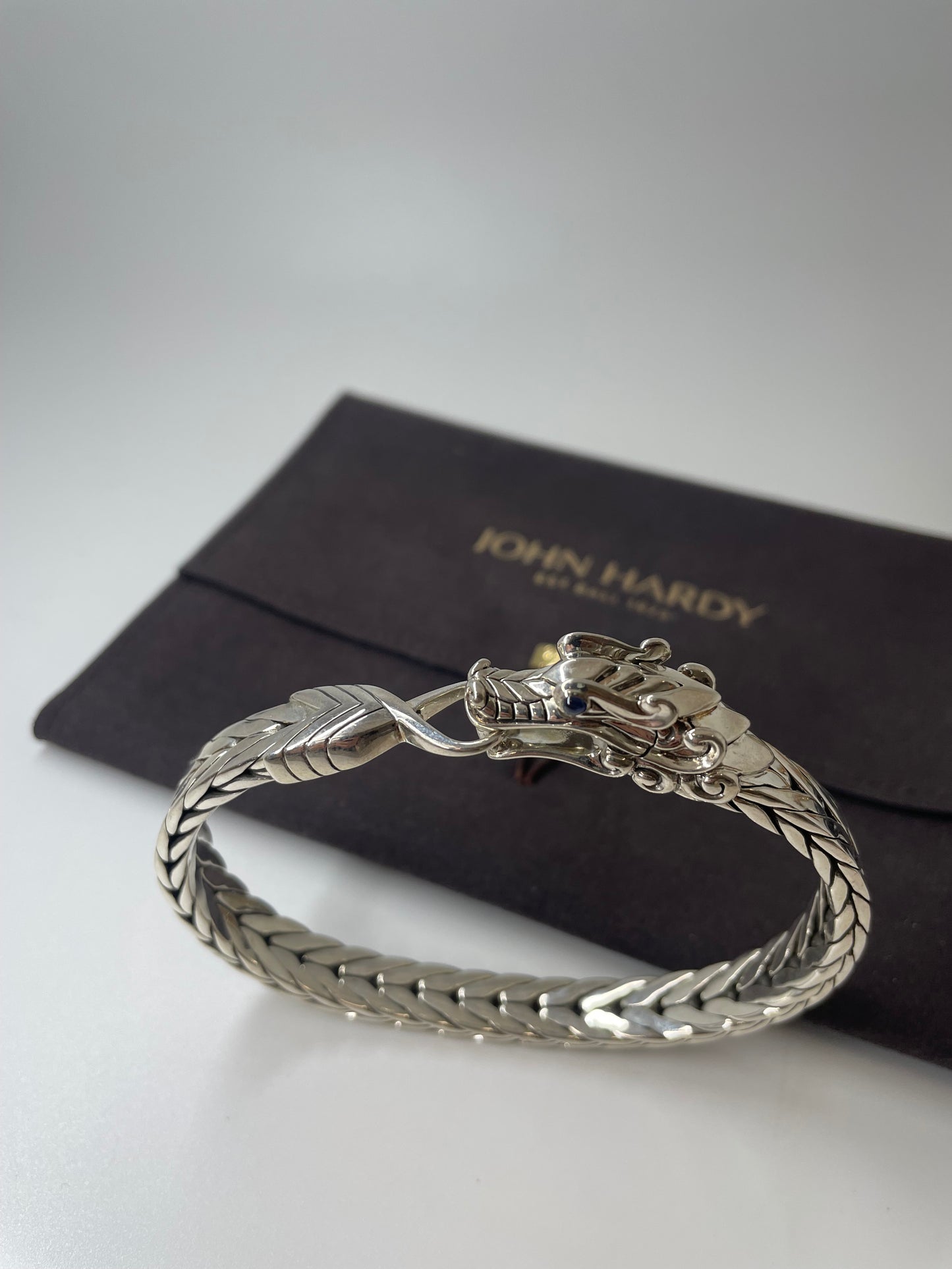 John Hardy 925 Sterling Silver Naga Men’s Bracelet