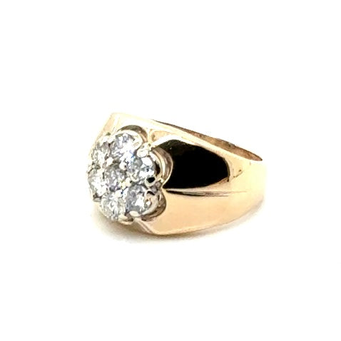 14k Yellow Gold 1.05 CT TW Diamonds Men’s Ring