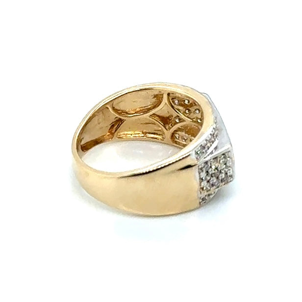 10k Yellow Gold 1.4 CT TW Diamonds Men’s Ring