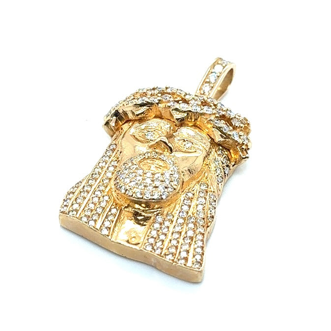 14k Yellow Gold 2.55 CT TW Diamonds Pendant