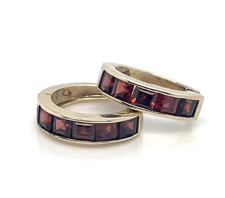 Garnet Stone Earrings