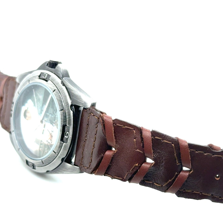 BABE RUTH Leather Band Watch