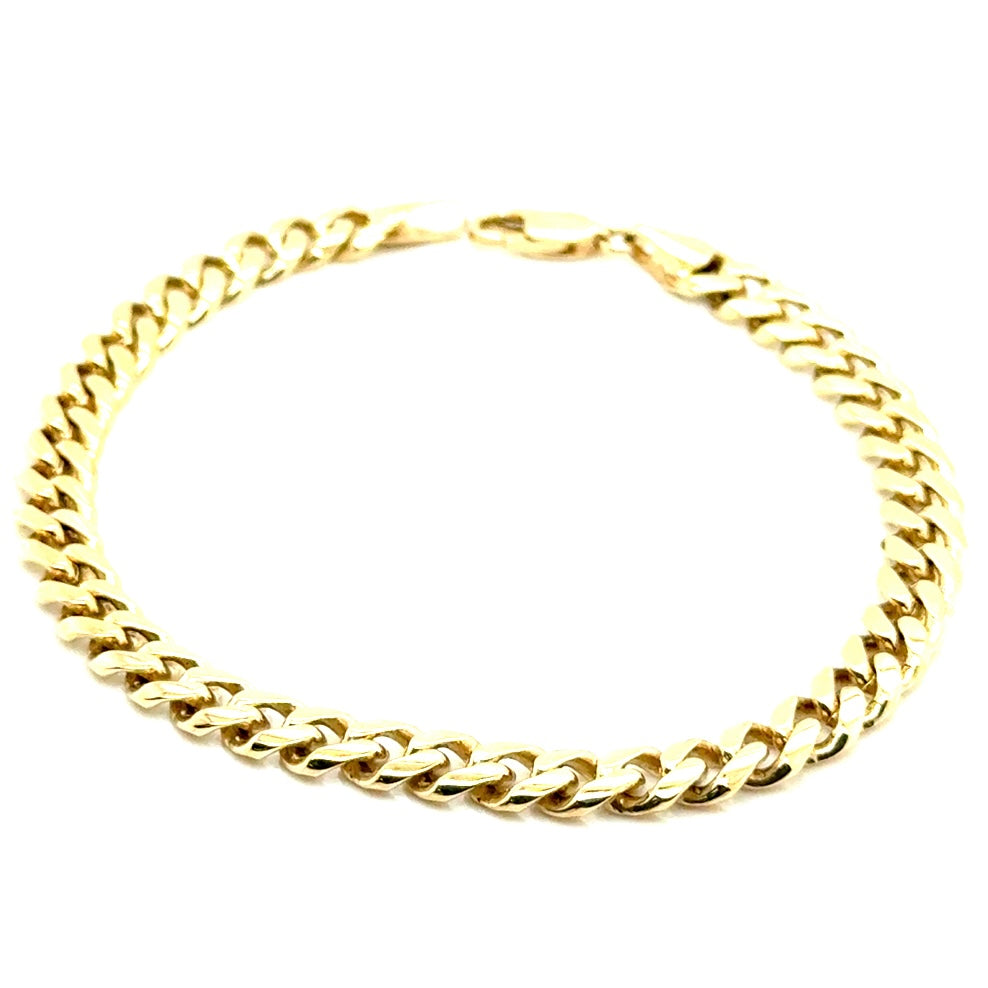 14k Yellow Gold Solid Gold Bracelet