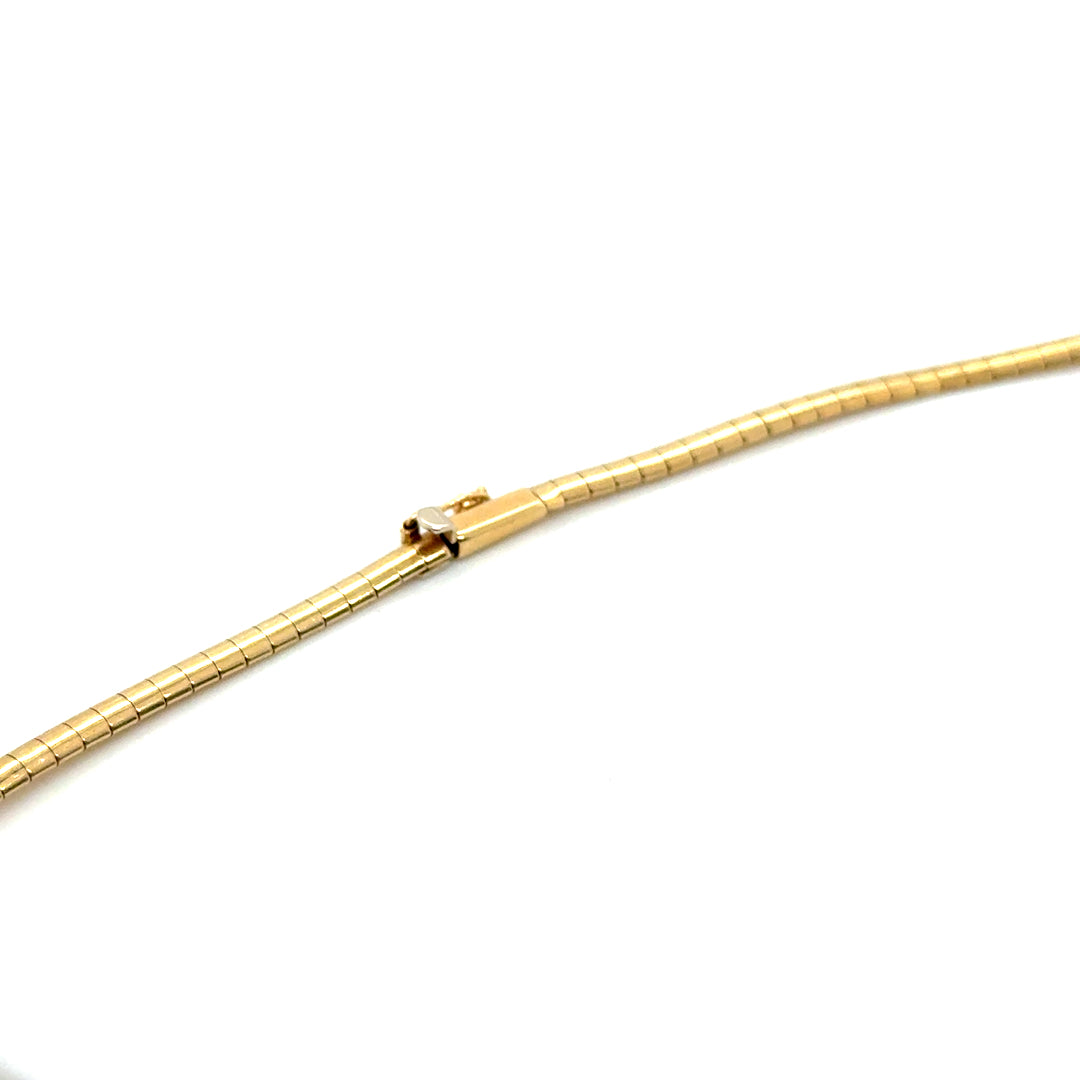 14k Yellow Gold 0.75 CT TW Diamond Necklace