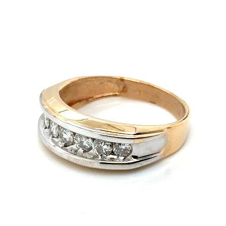 10k Yellow Gold 1.05 CT TW Diamonds Men’s Ring