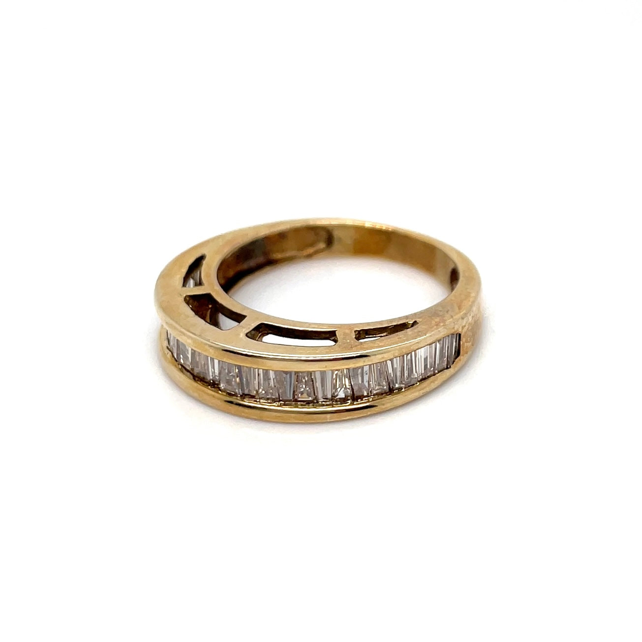 14k Yellow Gold Lady’s Wedding 1.2 CT TW Band