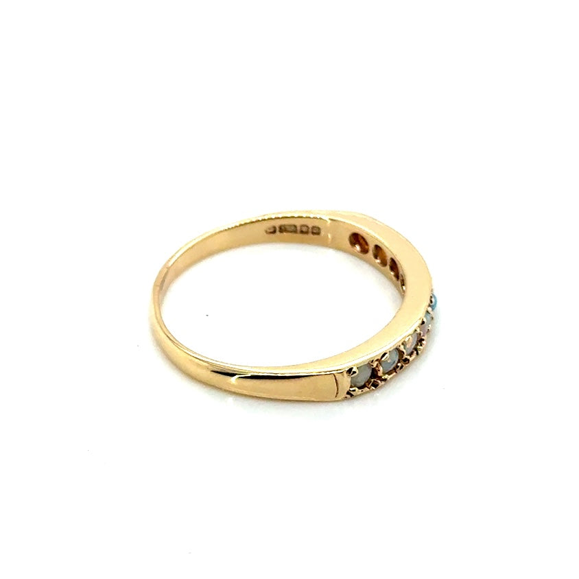 New 9k Yellow Gold Australian Opal Ring
