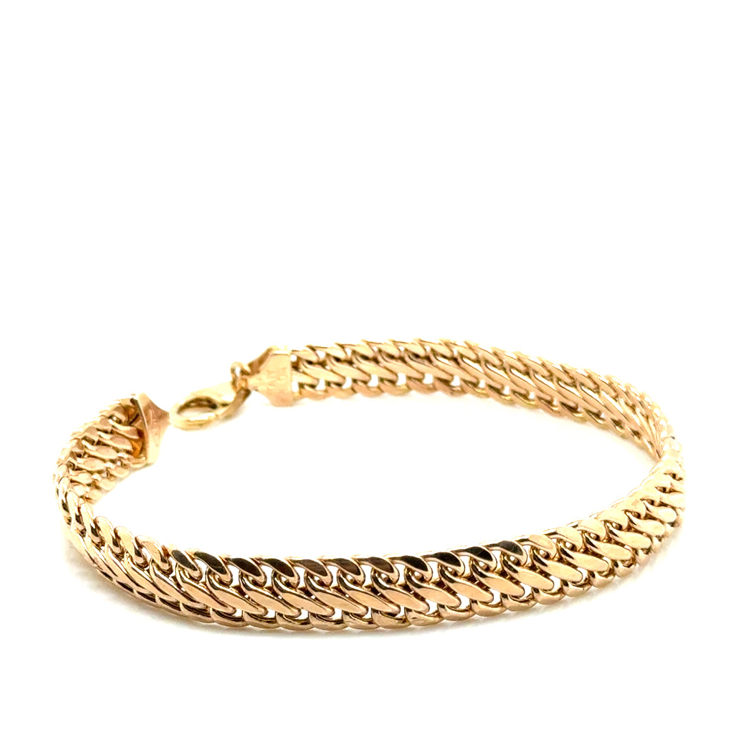 New 14k Yellow Gold Men’s Bracelet