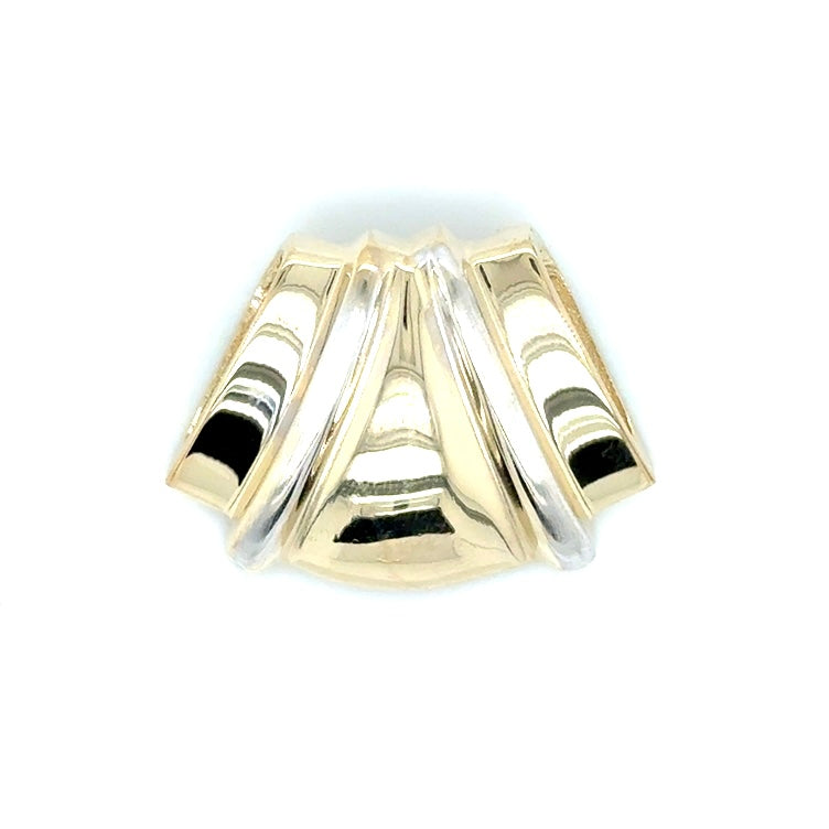 14k Yellow and White Gold Pendant