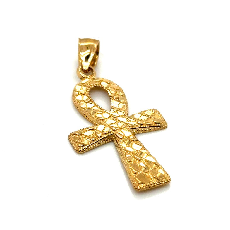 10k Yellow Gold Cross Pendant