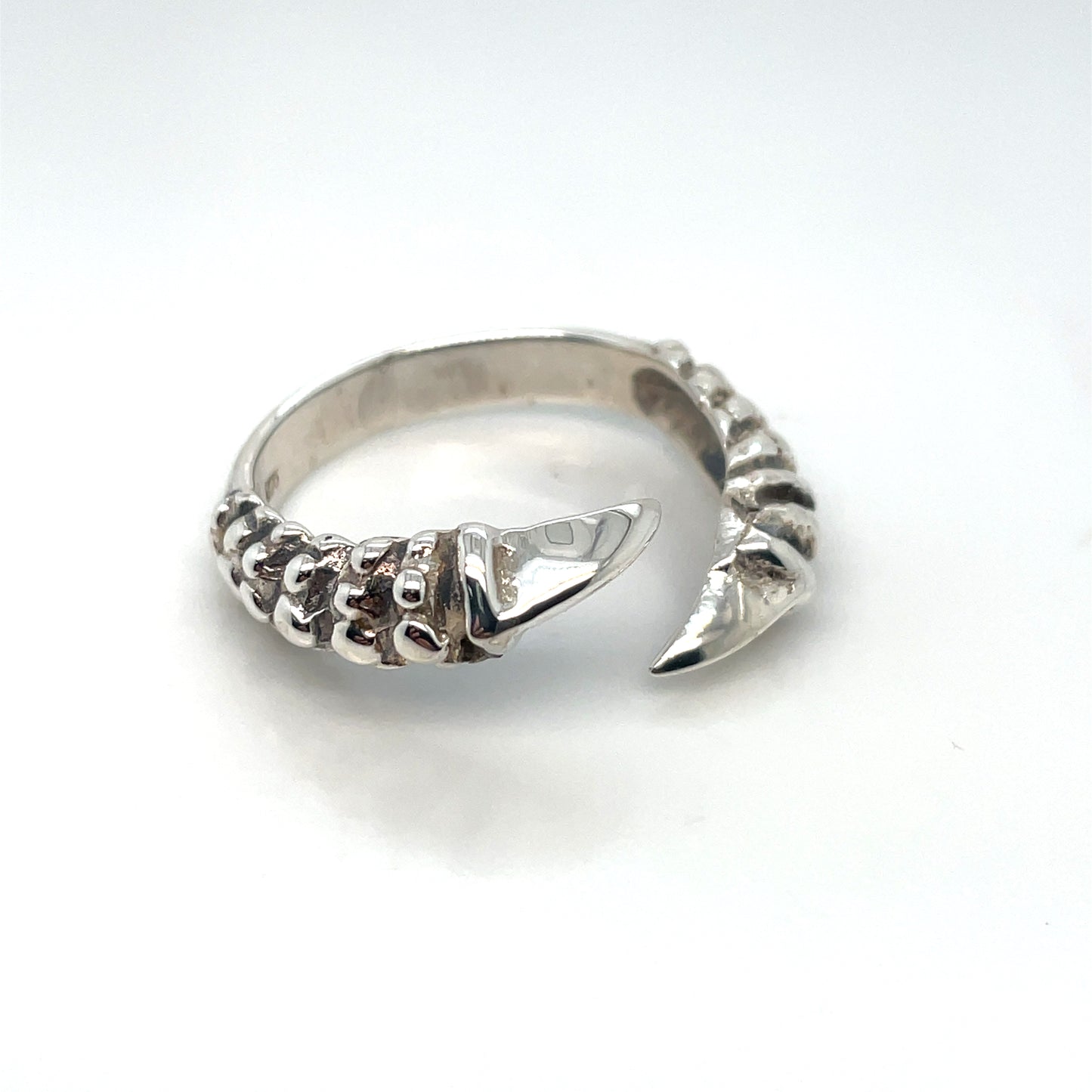 925 Silver Ring Dragon Clains