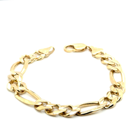 New 14k Yellow Gold Italy Solid Men’s Bracelet