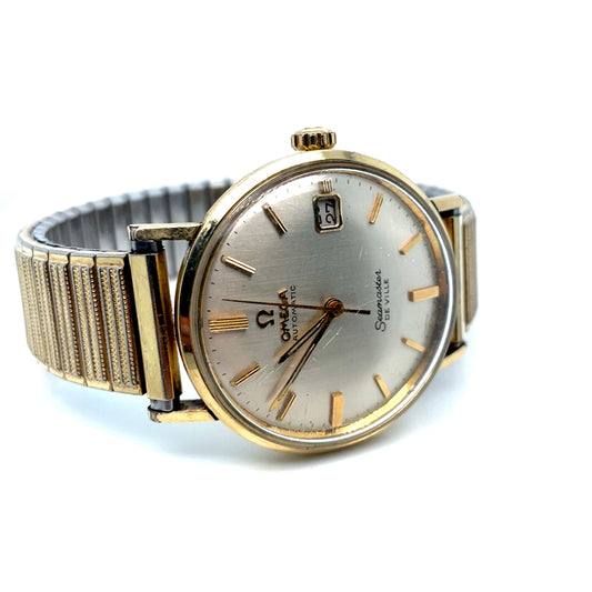 14k Gold Plated Authentic Vintage Omega Seamaster DeVille Men’s Watch