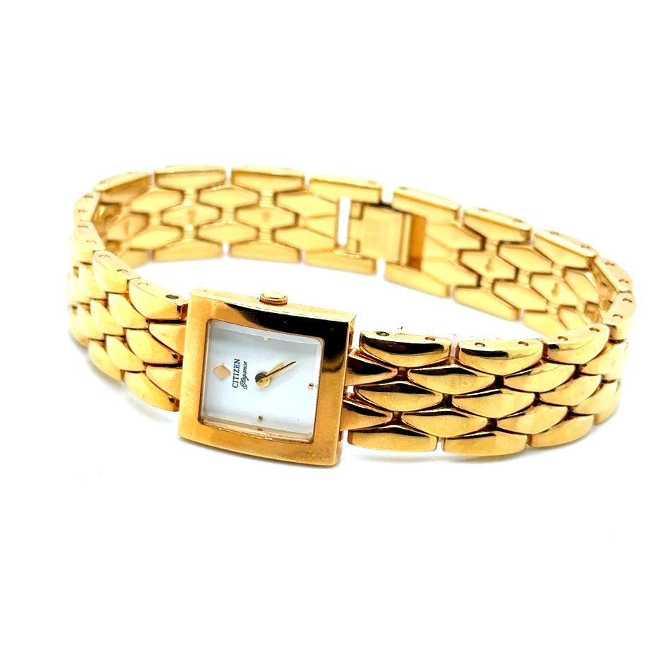 CITIZEN Elegance Japan Base Metal Gold Watch