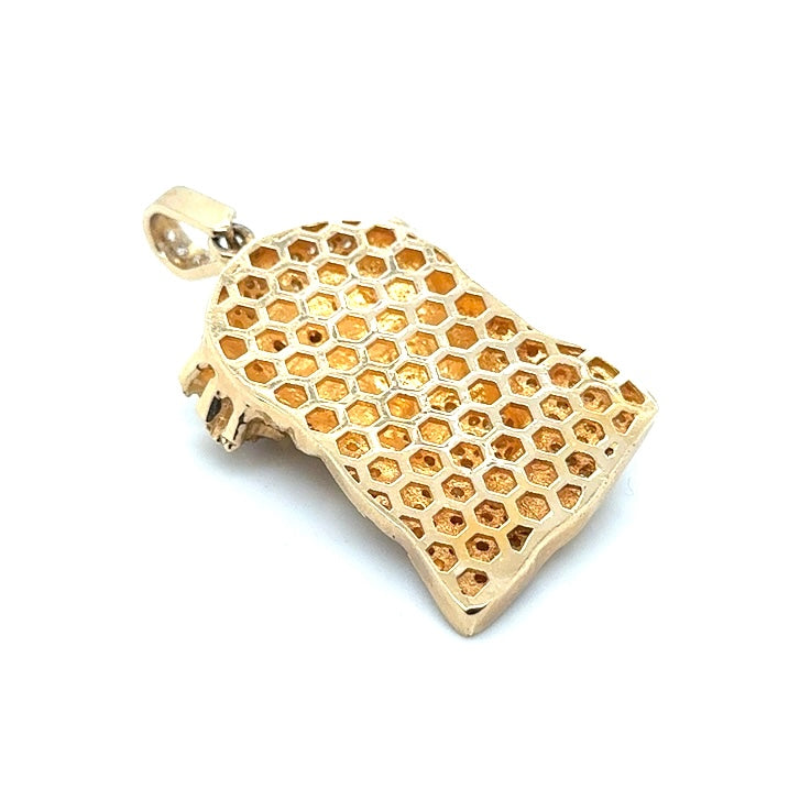 14k Yellow Gold 2.55 CT TW Diamonds Pendant