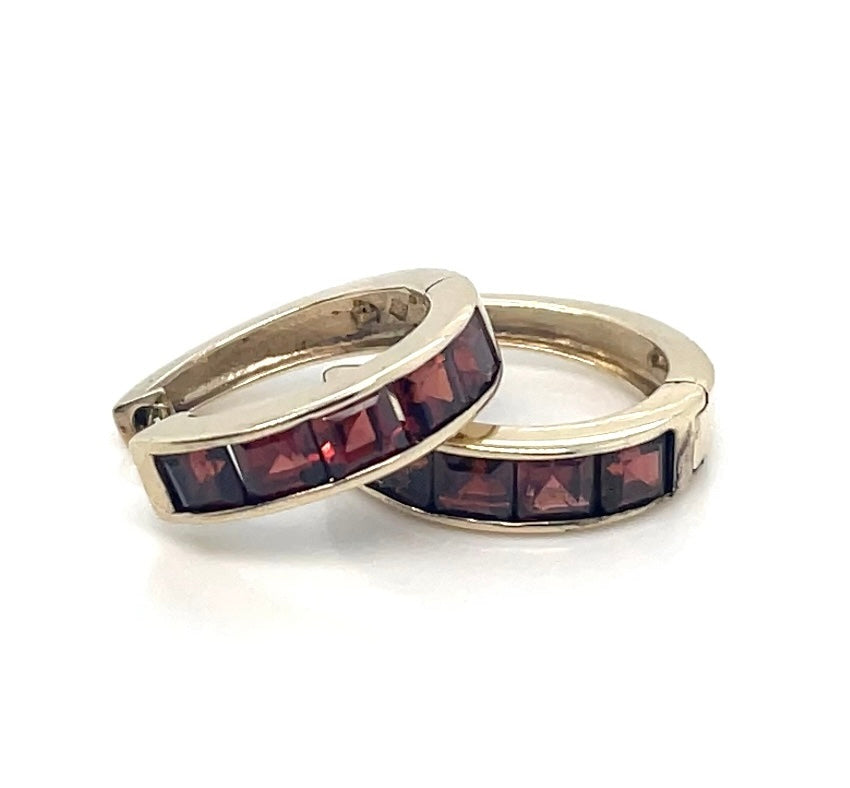 Garnet Stone Earrings
