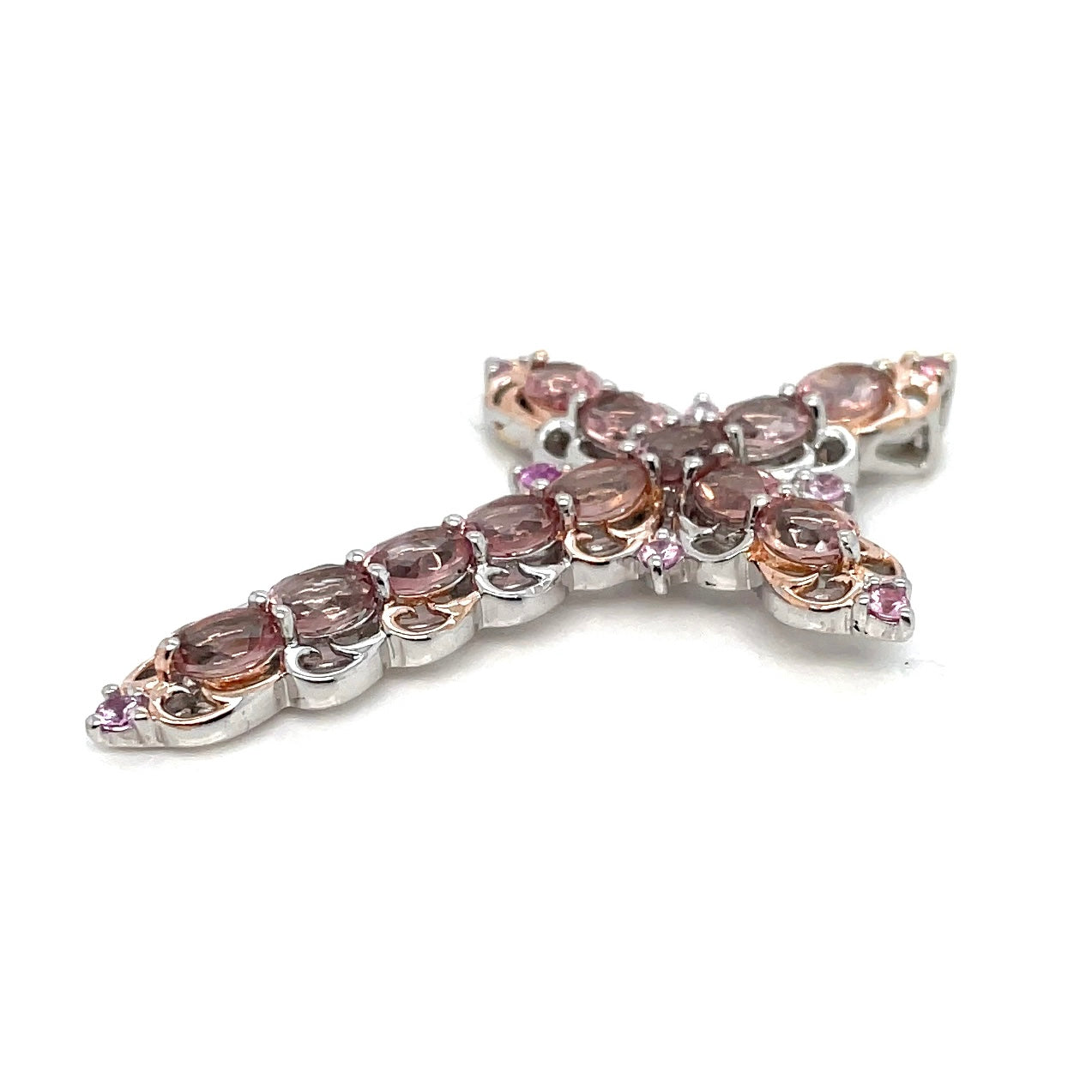 Cubic Zirconia Silver Pendant