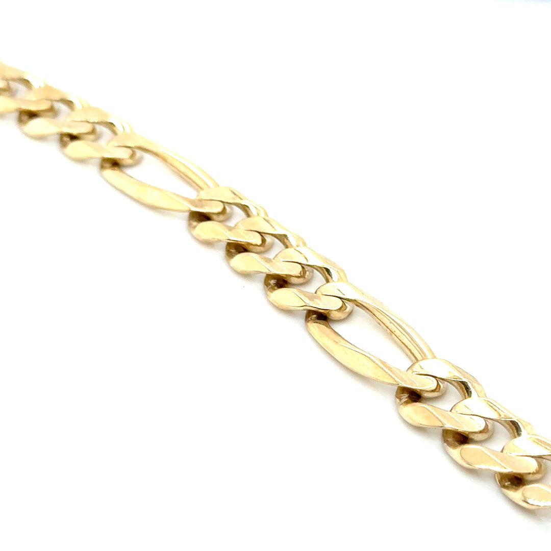 New 14k Yellow Gold Italy Solid Men’s Bracelet