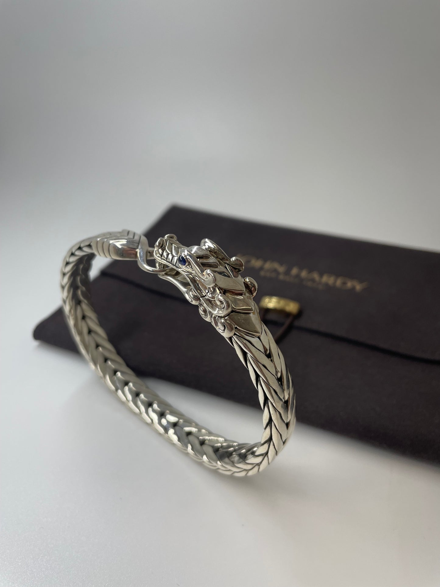 John Hardy 925 Sterling Silver Naga Men’s Bracelet