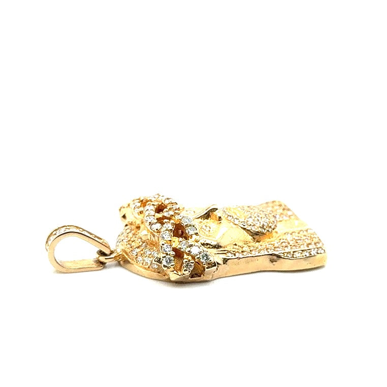 14k Yellow Gold 2.55 CT TW Diamonds Pendant