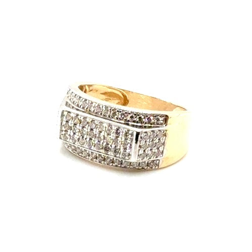 10k Yellow Gold 1.4 CT TW Diamonds Men’s Ring