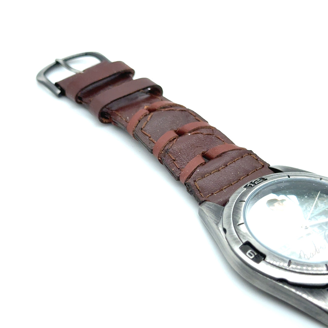 BABE RUTH Leather Band Watch