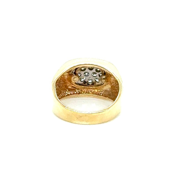10k Yellow Gold 0.25 CT TW Diamonds Ring