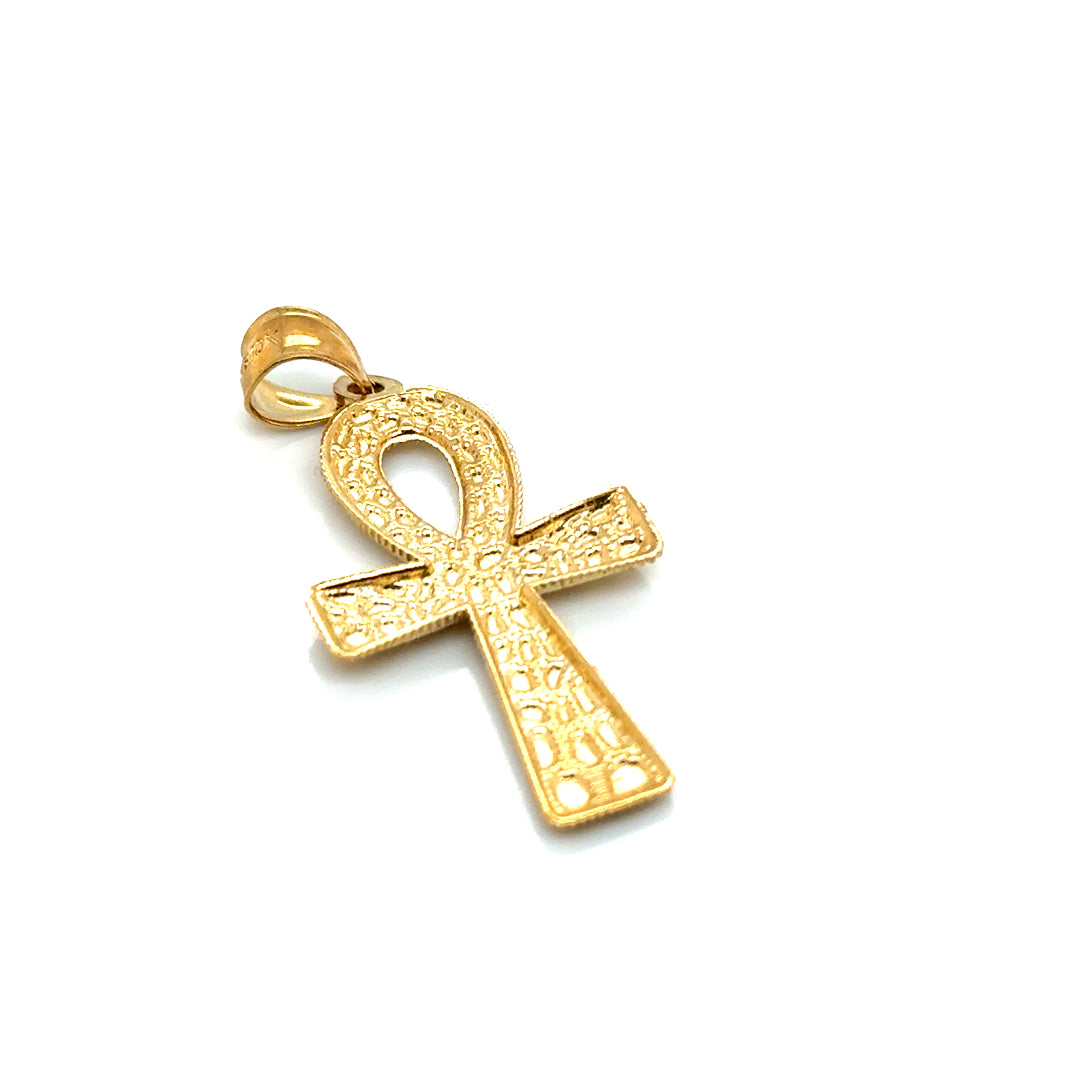 10k Yellow Gold Cross Pendant