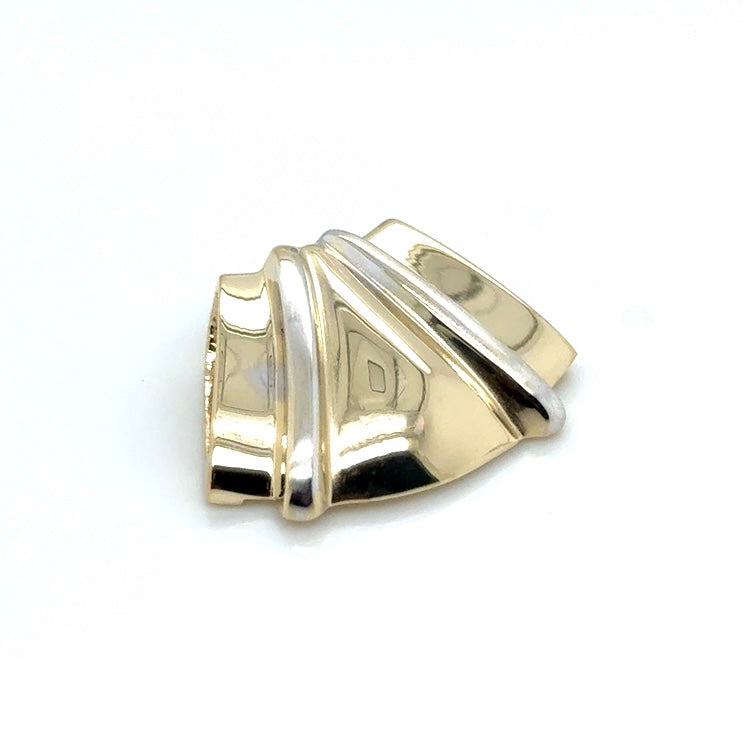 14k Yellow and White Gold Pendant