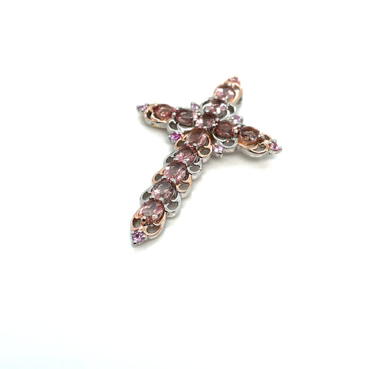 Cubic Zirconia Silver Pendant