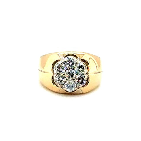 14k Yellow Gold 1.05 CT TW Diamonds Men’s Ring