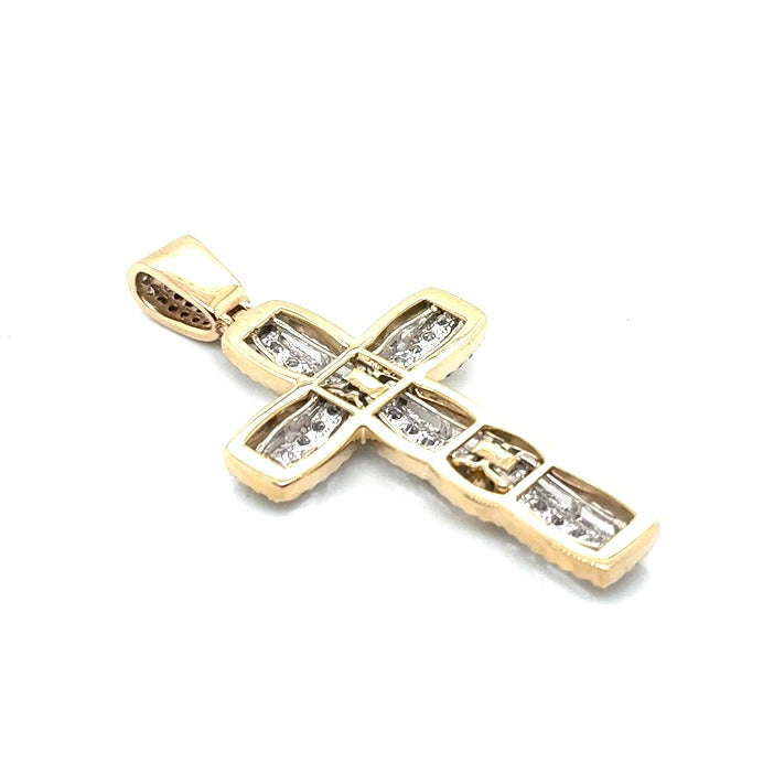 14k Yellow Gold Custom-made 2 CT TW Diamonds Pendant