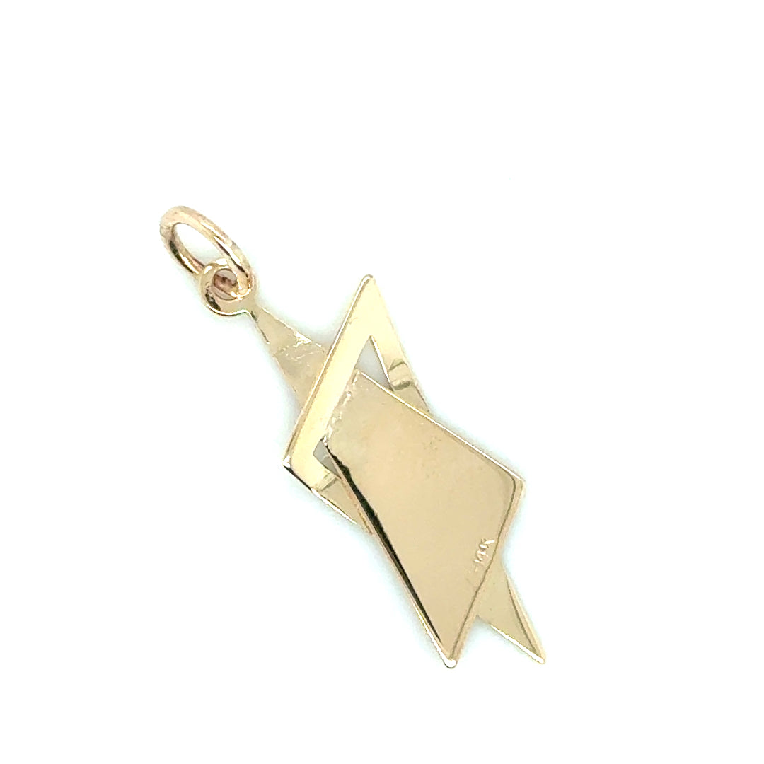 14k Yellow Gold Pendant