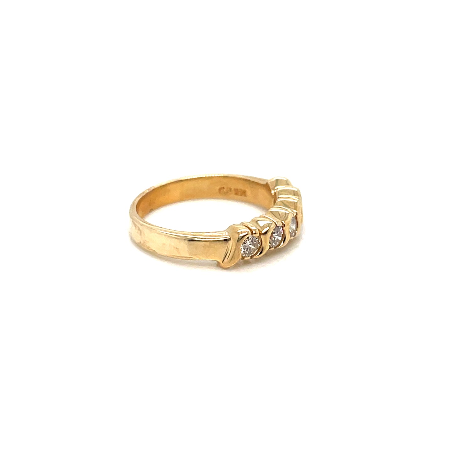 14k Yellow Gold Lady’s Wedding 0.50 CT TW Band
