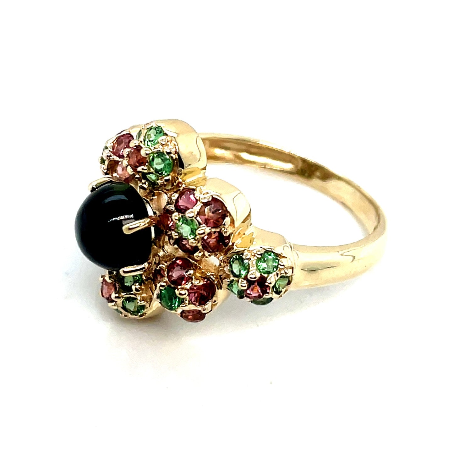 14k Yellow Gold Peridot Ring