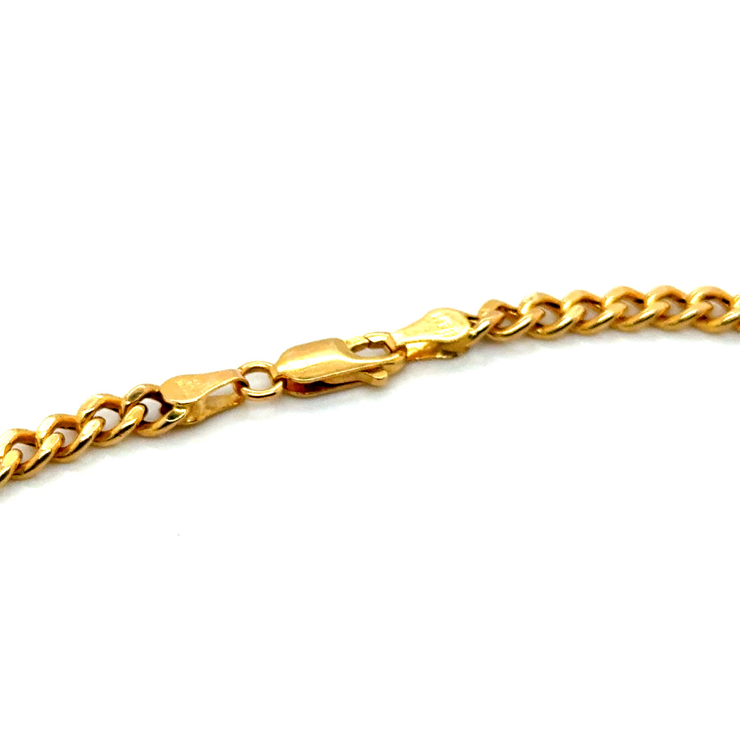 New 14k Yellow Gold Italy 20” Chain