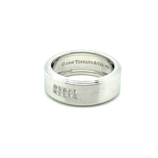 18k White Gold Tiffany & Co. Diamonds Men’s Ring