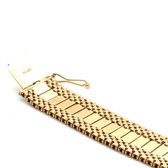 14k Yellow Gold Ladies Bracelet