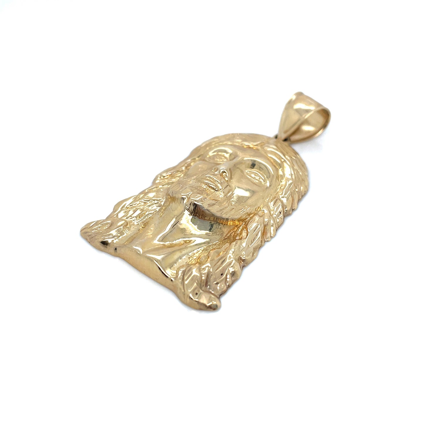 10k Yellow Gold Jesus pendant