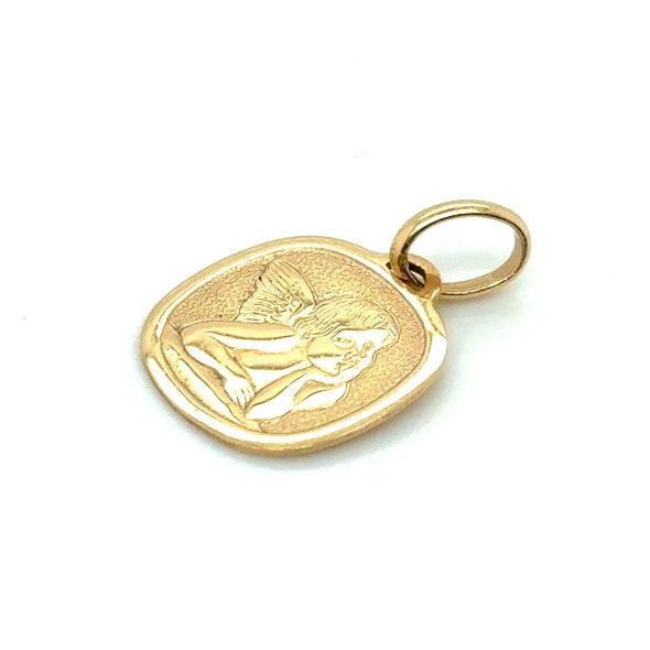 14k Yellow Gold Angel Pendant